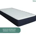 Colchon En Caja Ayfa Espuma Alta Densidad Ayfabox 1 1/2 Plaza 90x190 20cm
