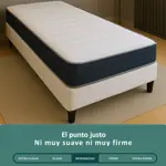Colchon En Caja Ayfa Espuma Alta Densidad Ayfabox 1 1/2 Plaza 90x190 20cm