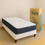 Colchon En Caja Ayfa Espuma Alta Densidad Ayfabox 1 1/2 Plaza 90x190 20cm