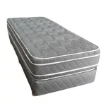 Colchon + Sommier Espuma 1 Plaza Ayfa Euro 80x190x26 100kg Dual Euro