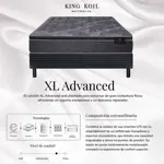 Colchón de resortes 2 Plazas King Koil XL Advanced 140x190