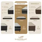 Colchón Espuma 2 plazas 140x190 Rembrandt