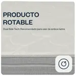 Colchón Resorte 2 plazas 140x190 Vasari