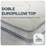 Colchón Resorte 2 plazas 140 x 190 x 30 Da Vinci