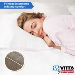 Colchon Espuma Vitta Aurora 20 - 2 Plaza 140x190x23 Gris