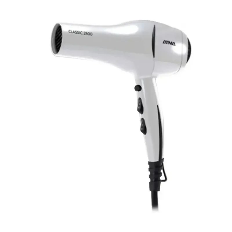 secador de pelo atma 1800w y 3 velocidades color blanco sp8970wp