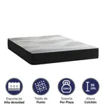 Colchón Paradise Espuma Alta Densidad Queen 160x200 