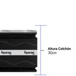 Colchón Pacific Resortes King- 180x200x30 cm