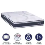 Colchón Marquise Espuma alta densidad +Visco - 160x200x32