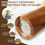 Molinillo Madera con Cabezal Metalico