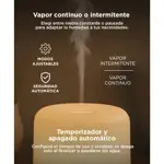 Difusor Gadnic Bamboo Humidificador Ultrasónico 300ml 20hs 7 Colores