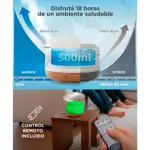 Difusor Gadnic Bamboo Humidificador Ultrasónico 300ml 20hs 7 Colores