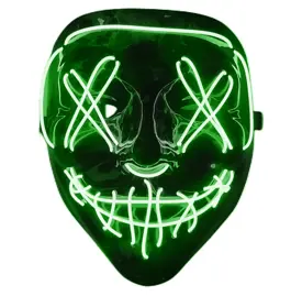 Máscara De Fiesta Verde Halloween ...