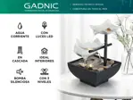 Fuente de Agua Decorativa Gadnic FONT01 Para Interiores con Luz