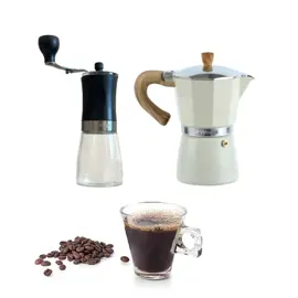 Set Cafetera Moka Italiana Más Moli...