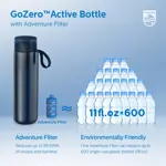 Botella de agua PHILIPS Water GoZero Active sin BPA 700 ml azul