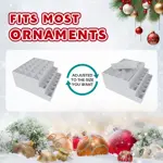Caja de almacenamiento para adornos navideños BlessSeason, roja, 72 x 3 cm