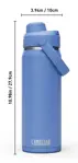 Botella de Agua CamelBak Thrive Chug Aislada de Acero Inoxidable 590 mL
