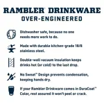 Botella YETI Rambler 770 ml de acero inoxidable con aislamiento al vacío