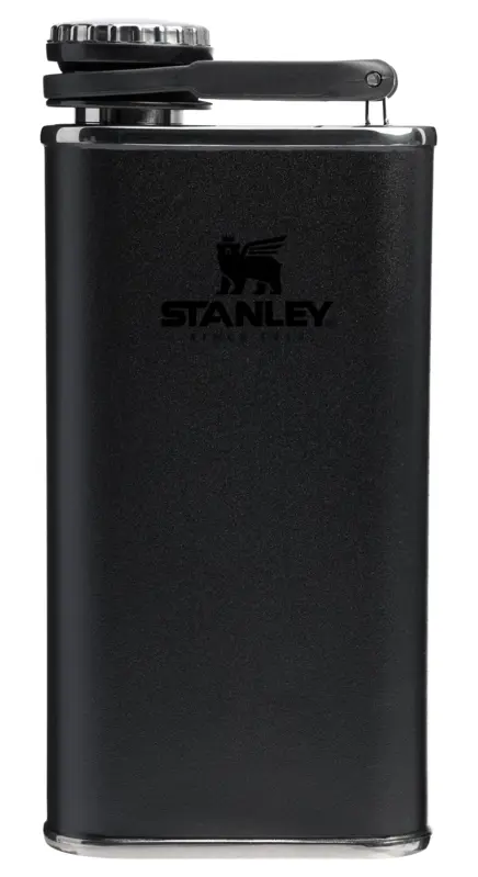 Frasco Stanley Classic, fácil de llenar, boca ancha, 240 ml, negro