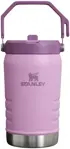 Jarra de agua Stanley IceFlow Flip Straw, 1,18 L, aislante, color lila