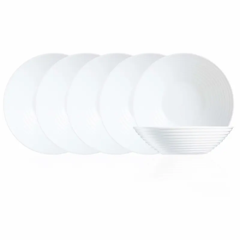 Set de 6 Bowls Luminarc P2170 Harena 16 cm Blanco