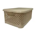 CANASTO CON TAPA 3,5L BEIGE