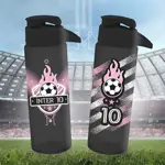 Botella Dehuka Dakar 750ml Miami Football Motivacional - Negro 2