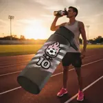 Botella Dehuka Dakar 750ml Miami Football Motivacional - Negro 2