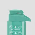 Botella Motivacional Deportiva Dehuka 1100ml Pico Bebedero - Agua Motivacional