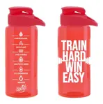 Botella Motivacional Deportiva Dehuka 1100ml Pico Bebedero - Rojo Motivacional