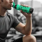 Botella De Agua Deportiva Aluminio Train 500ml Dehuka Verde