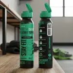 Botella De Agua Deportiva Aluminio Train 500ml Dehuka Verde