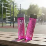 Botella De Agua Deportiva Motivacional Dehuka Geo 500ml - Fucsia