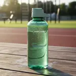 Botella De Agua Deportiva Motivacional Dehuka Eco Grip 750ml, Con Agarres, Reutilizable, Color Verde