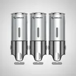 Dispenser Triple Dehuka Amurable 1500ml Para Jabón, Shampoo, Crema O Alcohol