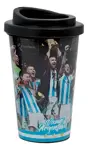 Vaso Térmico Selección Argentina De Futbol Afa 500ml Azul - Negro