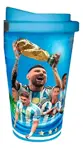 Vaso Térmico Selección Argentina De Futbol Afa 500ml Azul - Celeste