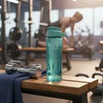 Botella De Agua Deportiva Dehuka Dakar 750ml Full Aquamarine Pico Bebedero Asa Superior Libre De Bpa