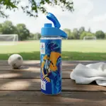 Botella De Agua Deportiva Dehuka Dakar Flexo 750ml Afa Celeste Pico Bebedero Flexible Libre De Bpa