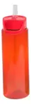 Botella De Agua Deportiva Dehuka 750ml Rojo Solido Brillante - Gran Capacidad Deporte