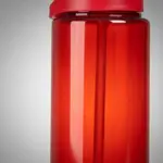 Botella De Agua Deportiva Dehuka 750ml Rojo Solido Brillante - Gran Capacidad Deporte