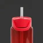 Botella De Agua Deportiva Dehuka 750ml Rojo Solido Brillante - Gran Capacidad Deporte