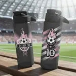 Botella De Agua Deportiva Dehuka Dakar 750ml Miami Football Pico Bebedero Asa Superior Libre De Bpa