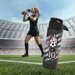 Botella De Agua Deportiva Dehuka Dakar 750ml Miami Football Pico Bebedero Asa Superior Libre De Bpa