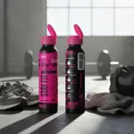 Botella De Aluminio Dehuka Train 500ml Rosa - Aislante Termico - Tapa Segura Deporte - Libre De Bpa