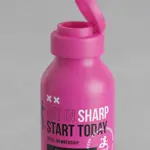 Botella De Aluminio Dehuka Train 500ml Rosa - Aislante Termico - Tapa Segura Deporte - Libre De Bpa