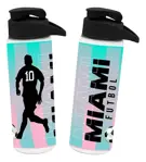 Botella Agua Deportiva Dehuka Dakar Flexo 750ml Negro -Termo Mano Libre -Tapa Rebatible
