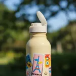 Botella De Aluminio Dehuka Get Lucky 500ml Beige - Diseno Exclusivo - Aislante Termico - Libre BPA