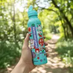 Botella De Aluminio Dehuka Get Lucky 500ml Turquesa - Aislante Termico - Libre BPA